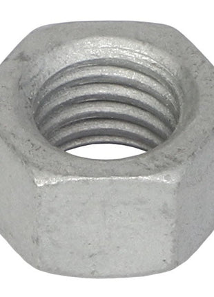 Close-up image of the AGCO HEX NUT - CH8T-4244, featuring visible threading and a silver hexagonal design.