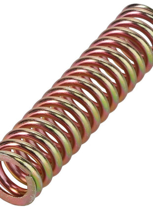 A close-up image of the AGCO spring - D28700594, a coiled metal compression spring with a metallic finish.