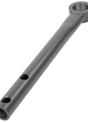 The AGCO Tie Rod - Acx2717990 is a cylindrical metal rod with a hollow circular base and two holes along its length. No additional product description information is available.