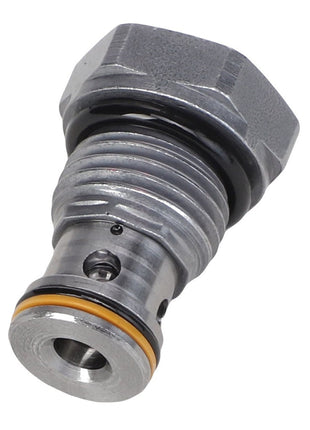 The AGCO | Check Valve - Acw2926580 is a metallic hydraulic valve with a cylindrical design, threaded connection, and an O-ring seal. No current product description information is available.