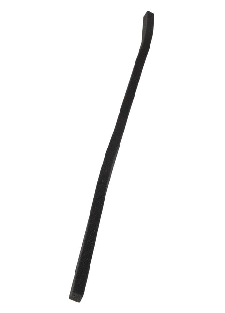 The AGCO Foam Seal - Acw0167660 from AGCO boasts a flat, sleek design in black with one precision chisel end and a versatile curved nail-pulling end.