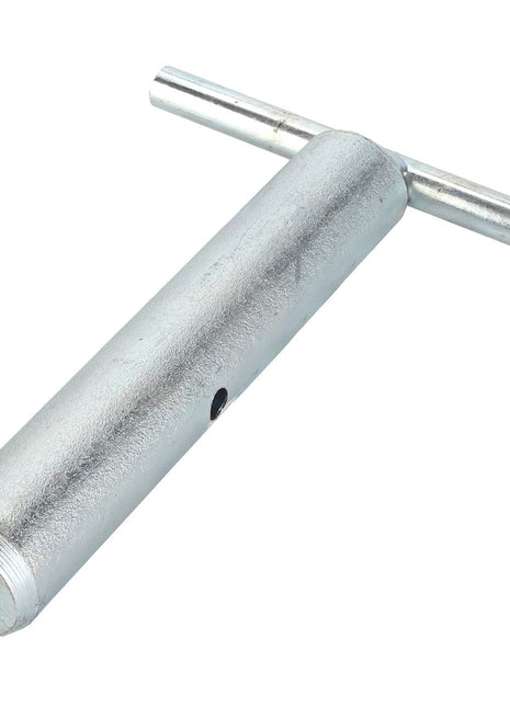 Introducing the AGCO Pin - Acp0027400 by AGCO, a durable metal T-handle tool featuring a cylindrical body and a crossbar at the top for optimal grip. Product description currently not available.