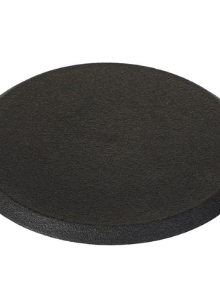 A round, flat, black object with a smooth texture is viewed from above. This item is identified as the AGCO | PLUG - AG522742 from the brand AGCO. Further product description information is currently unavailable.