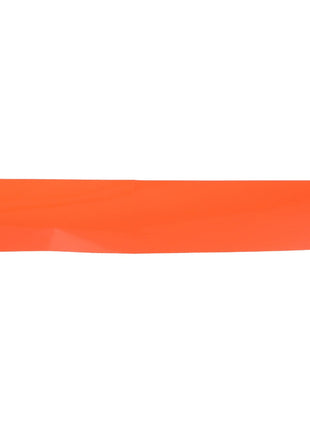 An orange, rectangular reflective strip on a plain white background, identified as the AGCO | DECAL - AG523591 from the brand AGCO. Currently, no additional product description information is available.