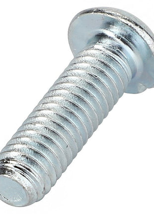 Close-up image of the AGCO | SCREW - D40688900, featuring a metal body with a flat, round head and threaded shaft, placed against a white background. There is no additional product description information available for this item.