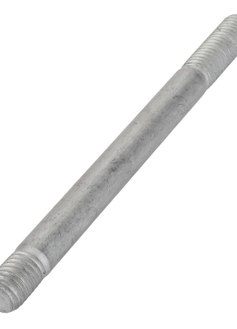 A threaded metal rod with threading on both ends, known as the AGCO Stud Bolt - Acp0676990.
