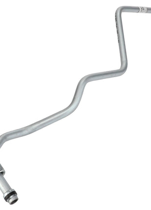 The AGCO | Pipe - Acw2932420 is a zigzag-shaped metal automotive pipe equipped with two connections at each end. Unfortunately, no current product description information is available.