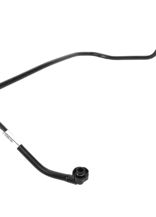 No current product description information is available for the AGCO | Coolant Line - Acw2087400, a black, curved metal automotive fuel line with connectors at both ends.