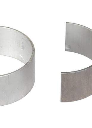 Two semi-circular components, likely parts of a bearing or a similar mechanical assembly, placed side by side against a white background. This product is the AGCO Connecting Rod Bearing - F716201310110 from AGCO. No current product description information is available.