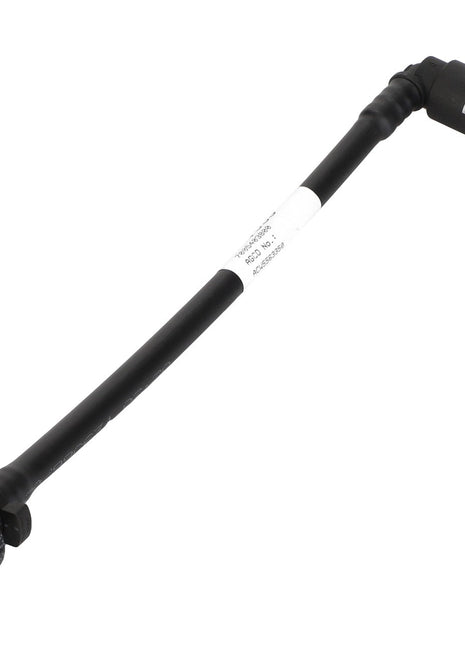 Image of the AGCO Coolant Line - Acw5563350, a black automotive fuel hose with connectors on both ends. No current product description information is available.