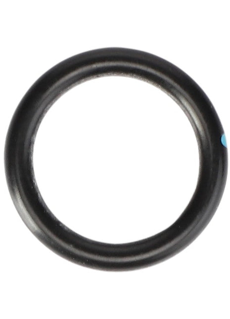 The AGCO | O-RING - AG706442 is a black rubber O-ring with a distinctive blue dot on one side.