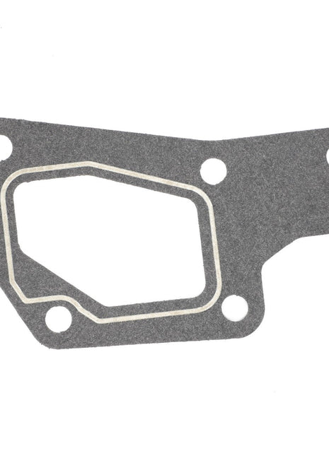 AGCO Gasket - Acw3529410: This gray gasket, from the AGCO brand, features four bolt holes and an irregular shape with a distinct inner outlined section. Further details are currently unavailable.