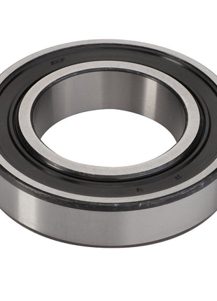 The AGCO Ball Bearing - D41622200, designed by AGCO to handle both radial and axial loads with an outer and inner ring, features a black rubber seal on one side.