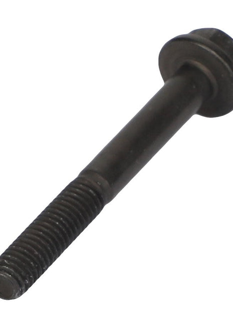 A black hex bolt with a washer from AGCO, specifically the Hex Head Machine Screw - Acw4656130. No current product description information is available.