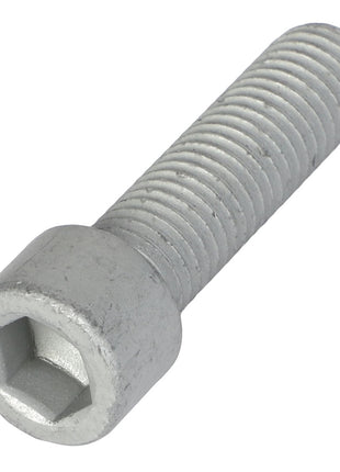 A close-up view of the AGCO | Socket Head Setscrew - Acw1066140 showcasing its precisely threaded shaft.