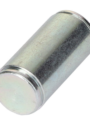 A silver cylindrical metallic object with flat, circular ends is displayed: AGCO | Groove Pin - Acw0615350 by AGCO.