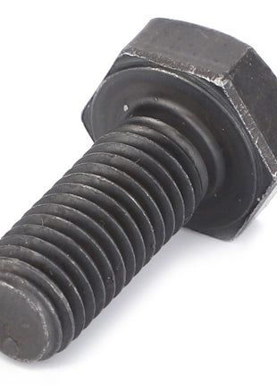 A single AGCO Hex Cap Screw - Va020851, featuring threads and a hexagonal head, lying on a white background.