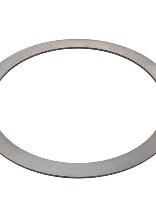 The AGCO DISC - F716300020169 is a thin, circular metal washer featuring a large central hole, typically used in mechanical assemblies to distribute load or space components. Currently, no additional product description information is available for this item.