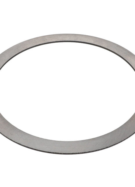 The AGCO DISC - F716300020169 is a thin, circular metal washer featuring a large central hole, typically used in mechanical assemblies to distribute load or space components. Currently, no additional product description information is available for this item.