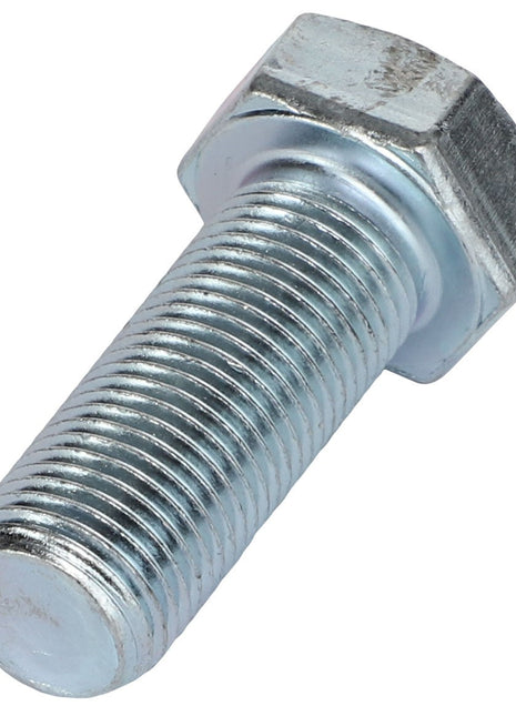 Close-up of the AGCO | SCREW - AL5002751, a metallic hex bolt with a threaded shaft and a hexagonal head, typically used for fastening materials. No current product description information is available.