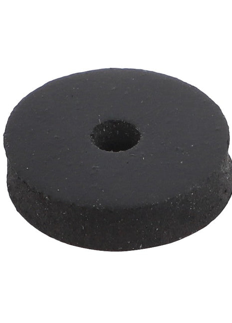 A round black rubber washer with a hole in the center, branded as AGCO, bears the product name AGCO | DAMPER - V30637000, though detailed product description information is currently unavailable.