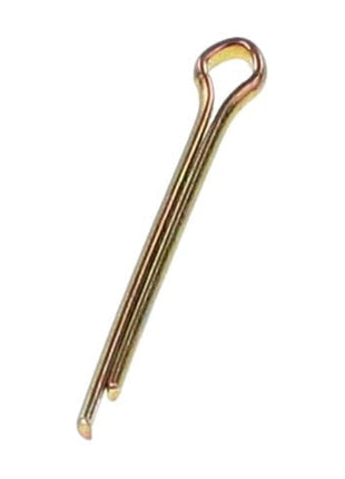 The AGCO | PIN - AG555452, a metallic cotter pin featuring a looped head and split shank, is shown against a white background.