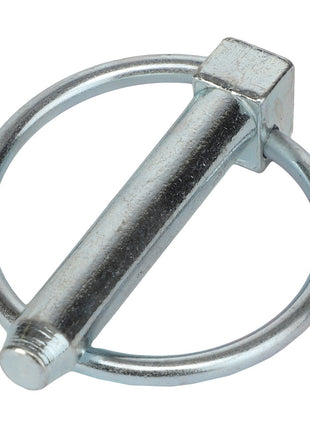 The AGCO LINCH PIN - AL5017012 is a metal linchpin featuring a circular ring and a cylindrical shaft, brought to you by the renowned brand AGCO. No current product description available.