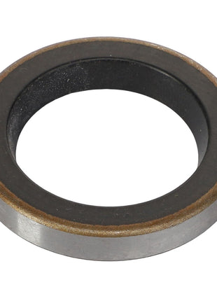 A circular AGCO | WIPER - EP6022 with a dark inner ring, viewed at an angle against a white background.