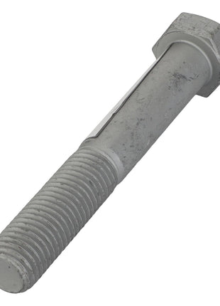 A close-up view of the AGCO Hexagonal Bolt (Model: Acw0885160) reveals a threaded shaft with a rough, gray surface texture. No current product description information is available.