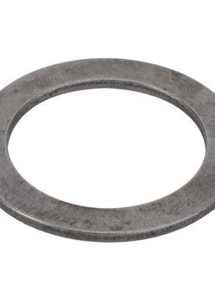 The AGCO | Support Washer - Fel116015 is a meticulously engineered circular metal washer featuring a central hole, crafted for precise applications.