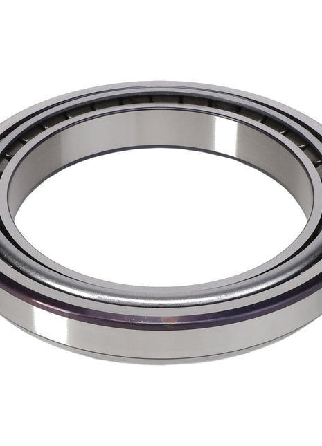 The AGCO | BEARING - AG715302, manufactured by AGCO, is a metal tapered roller bearing assembly featuring an inner and outer race in a circular shape, engineered to reduce friction between moving parts while accommodating both thrust loads and radial loads.