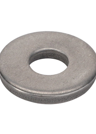 A metal flat washer with a central hole, identified as the AGCO Disc - F100001216127 from the AGCO brand, is shown against a plain background. No current product description available.