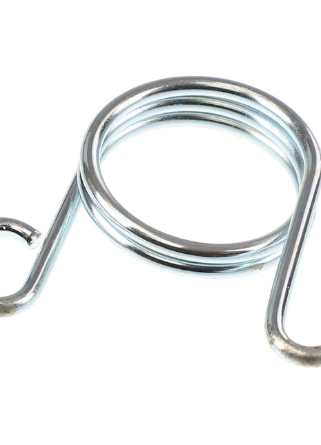 The AGCO Spring, Right Hand - Acw5506200 is a coiled metal spring with two curved hook ends, typically used for tension or compression purposes in mechanical devices. No current product description information is available.