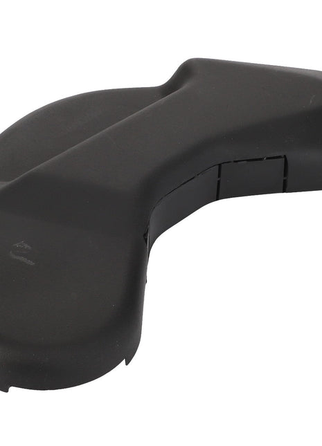 The AGCO Cover - F198500030240 is a durable black plastic cover from the trusted brand, AGCO. Featuring a sleek curved design and slightly textured surface, this cover is perfect for protecting machinery parts or tool components. Ideal for those seeking reliability and high-quality protection, the AGCO Cover - F198500030240 ensures longevity for your equipment. Upgrade your machinery with this top-tier protective cover today!