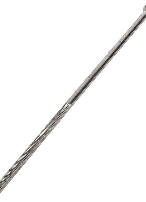 A long, slender metal threaded rod with a hexagonal head at one end, designed for versatile mechanical applications. Introducing the AGCO | HEXAGONAL HEAD BOLT - AG523197 by AGCO.