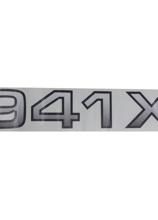 AGCO's decal, model AL11137103, features a bold alphanumeric code "941X" in black and white with a striking metallic texture effect. No current product description information is available.