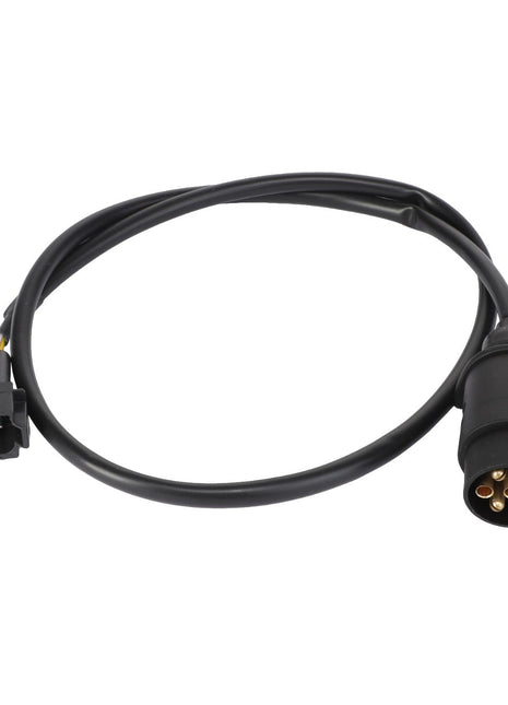 The AGCO | CABLE - AL5102124 is a reliable black coiled trailer wiring harness featuring a 7-pin connector on one end and a rectangular connector on the other. Unfortunately, no current product description information is available for this model.