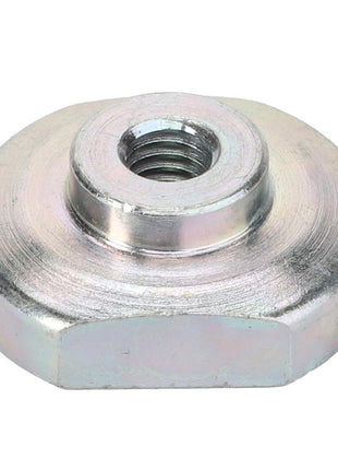 Close-up image of an AGCO Washer - Acp0673450, featuring a circular base and a threaded hole in the center. No current product description available.