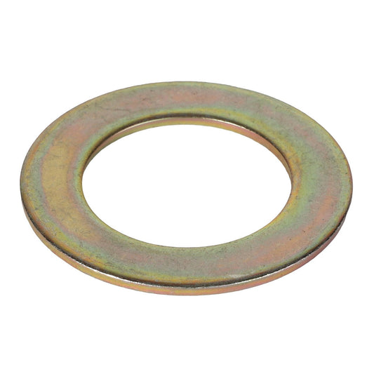 Introducing the AGCO | WASHER - SN16859: A flat, round metal washer with a central hole and a slightly iridescent finish. For further details, contact our support team.