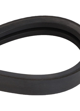 A close-up view of the black rubber AGCO Belt - D41978400, looped to form a teardrop shape. No current product description information is available for this item.