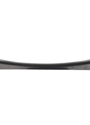 The AGCO Band - 4280841M92 is a sleek, curved, rectangular black plastic component with a notch on the left end, likely part of a larger assembly.