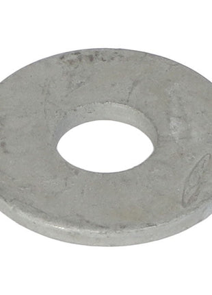 The AGCO | Flat Washer - Acw1628560, a high-quality metallic washer featuring a central hole, is typically used in mechanical assemblies to distribute load or secure fasteners. Further product details are currently unavailable.