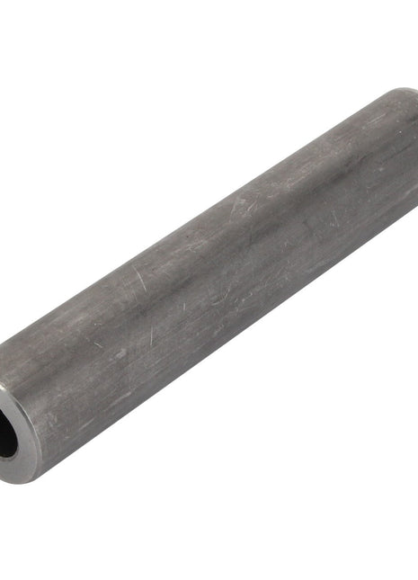 A sleek metal cylindrical tube with a hollow center, featuring a smooth surface and uniform diameter, the AGCO Bush - Acp0359400.