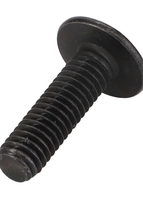 Introducing the AGCO Torx Head Screw - Acx2570340, a black, threaded bolt featuring a flat, round head that's perfect for any project. This product description highlights the essential features and ensures you have all the details needed.