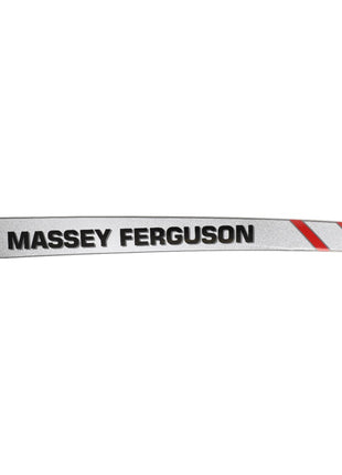 The "AGCO | RIGHT HAND DECAL - AL11134978" elegantly displayed on a metallic strip with striking red and white accents.