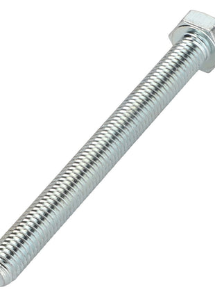 A close-up view of the AGCO | HEXAGONAL HEAD BOLT - 0901-20-80-00, showcasing its detailed threaded shaft.