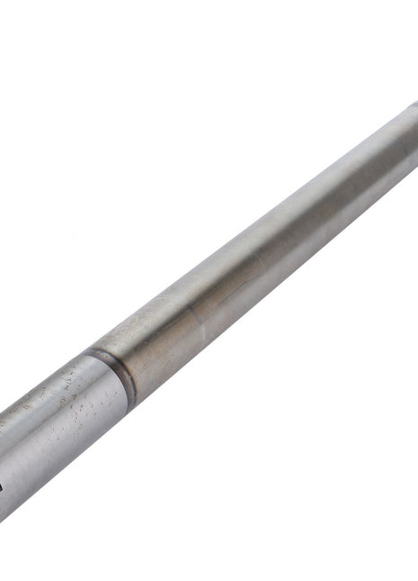 A sleek, metallic, cylindrical rod with a hollow center and two ring-like markings near each end, known as the AGCO | Pivot - 4280339M2 from AGCO.