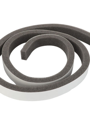 A coiled strip of grey foam tape with an adhesive backing, known as the "Cover Seal - Acx2532770" by AGCO, currently without any product description information available.