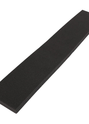 A sleek, long, rectangular piece of black foam from AGCO (model Acw111032A), perfect for various uses.