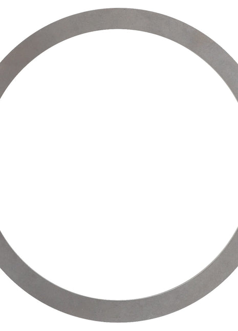 A circular metallic washer with a central hole, offering reliability, is available under the product name AGCO | SHIM - F743300020810 from the trusted brand AGCO.